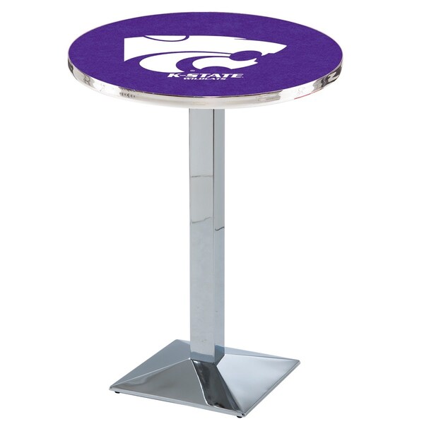 42" Chrome Kansas State Pub Table